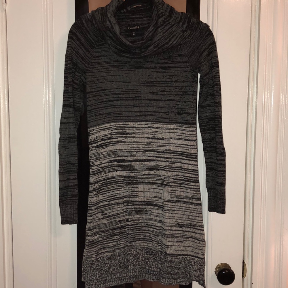 Long sleeve sweater dress